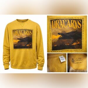 Game of Thrones Dracarys Sweatshirt XL Daenerys Targaryen HBO Warner Bros